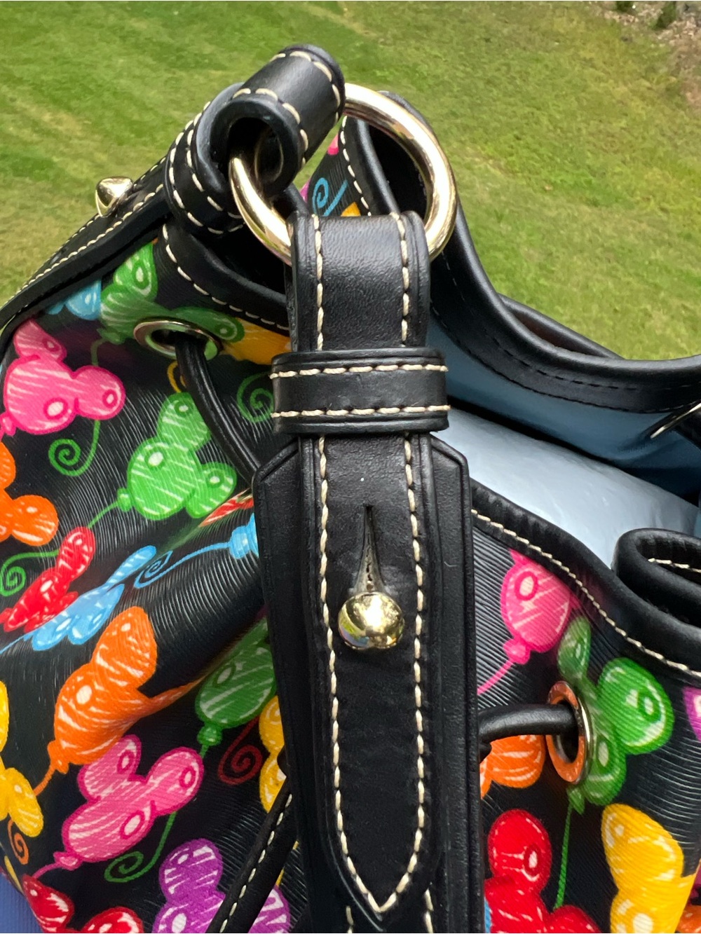 10th ANNIVERSARY DISNEY DOONEY AND BOURKE MICKEY MOUSE BALLOONS DRAWSTRING PURS - Picture 12 of 14